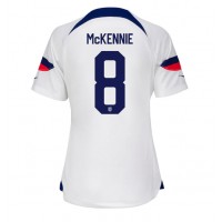 Camiseta Estados Unidos Weston McKennie #8 Primera Equipación para mujer Mundial 2022 manga corta